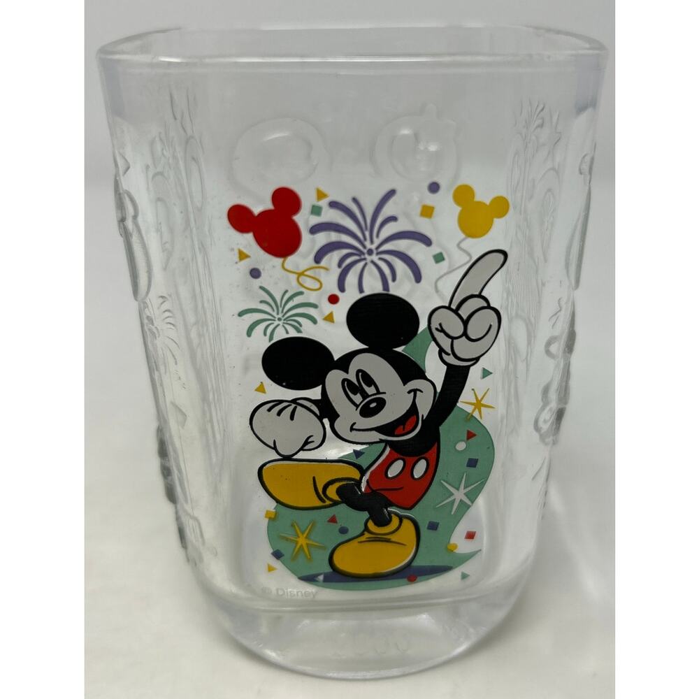 Walt Disney World 2000 McDonald’s Glass Mickey Mouse Celebration Magic Kingdom